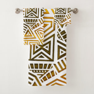 Conjunto De Toalhas Motif Afrocêntrico