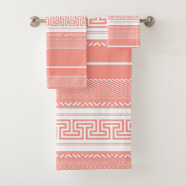 Conjunto De Toalhas Motif da chave grega