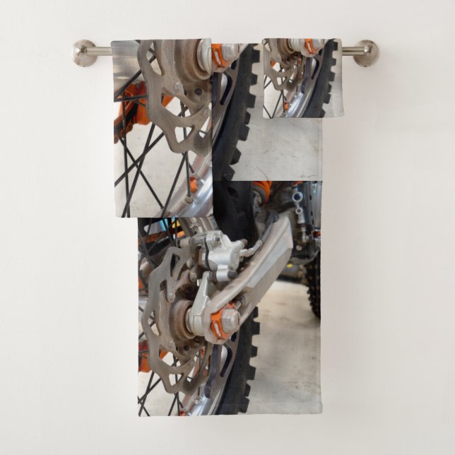 Conjunto De Toalhas Motomomotocicleta Dirt Cog, Beach Towel (Insitu)