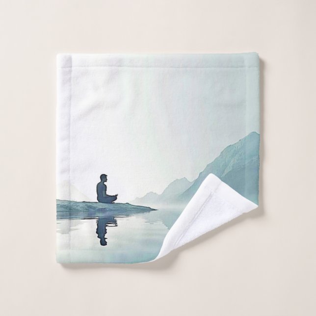 Conjunto De Toalhas Mountain Zen Design de Meditação Pacífica (Pano de lavar)