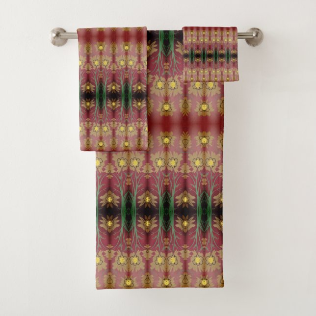 Conjunto de toalhas muito moderno (Insitu)