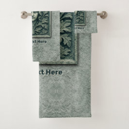 Conjunto De Toalhas Mulher Verde - Pedra