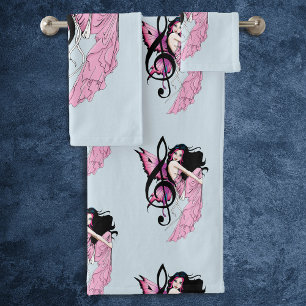 Conjunto De Toalhas Music Note Fairy