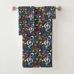 Conjunto De Toalhas Música colorida