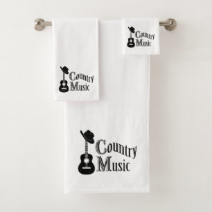Conjunto De Toalhas Música country