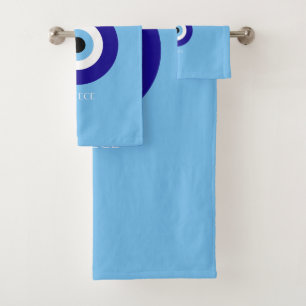 Conjunto De Toalhas Mykonos Muse, Azul