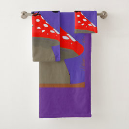 Conjunto De Toalhas 🛁 Mystical Raven Bath Towel Set