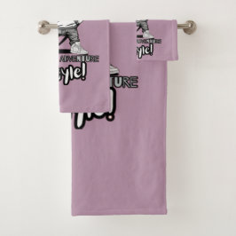 Conjunto De Toalhas Na moda Paws: Trendy Chihuahua Vibes