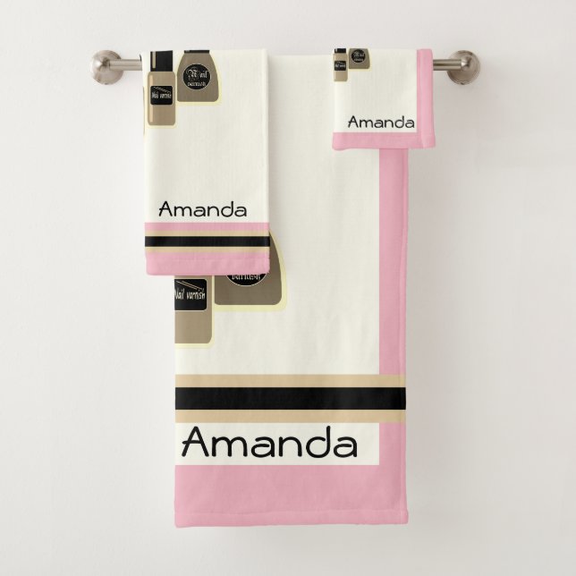 Conjunto De Toalhas Nail Poli (Insitu)