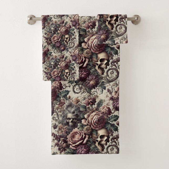 Conjunto De Toalhas Nascer ao Bloom - Vitoriano Gótico (Insitu)