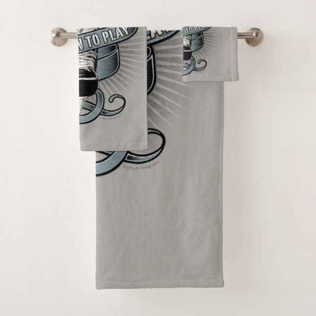 Conjunto De Toalhas Nascer de jogar hóquei II (Insitu)