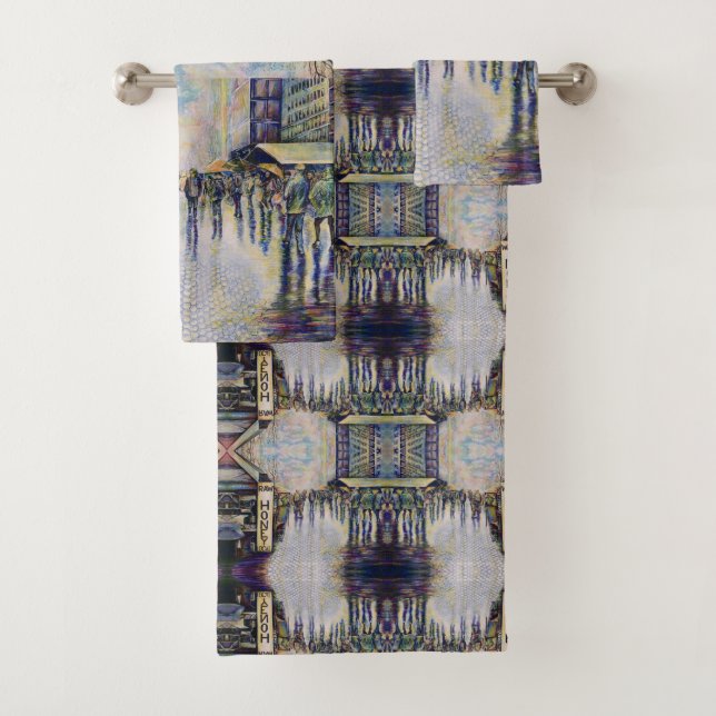 Conjunto De Toalhas Nascer sob um sinal ruim (Insitu)