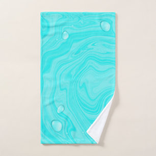 Conjunto De Toalhas Natação azul cai Piscina de verão