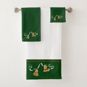 Conjunto De Toalhas Natal Bels verde