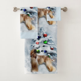 Conjunto De Toalhas Natal do Caça Afegão