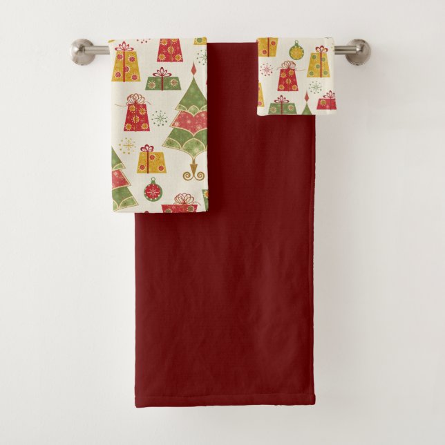 Conjunto De Toalhas Natal Festivo (Insitu)