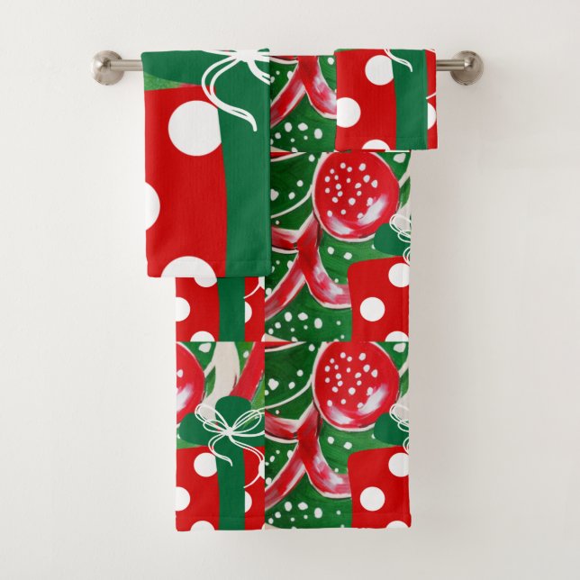 Conjunto De Toalhas Natal presente (Insitu)