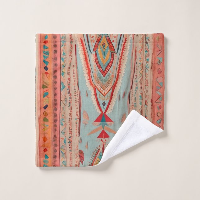 Conjunto De Toalhas Native America Pattern (Pano de lavar)