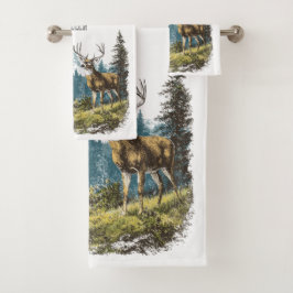 Conjunto De Toalhas Nature dos Cervos
