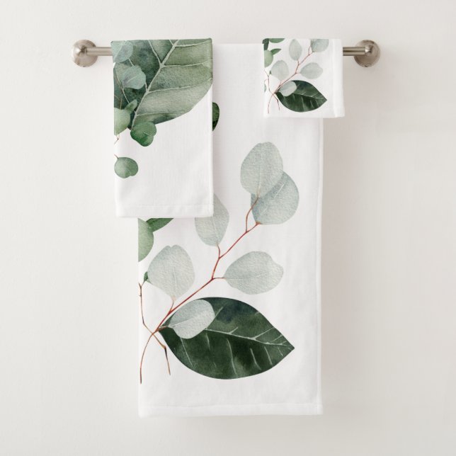 CONJUNTO DE TOALHAS NATUREZA DÃO AO BANHO BRANCO (Insitu)