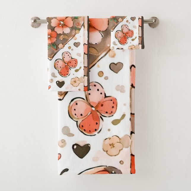 Conjunto De Toalhas Natureza Inspirou a Arte do Tom Terrestre (Insitu)