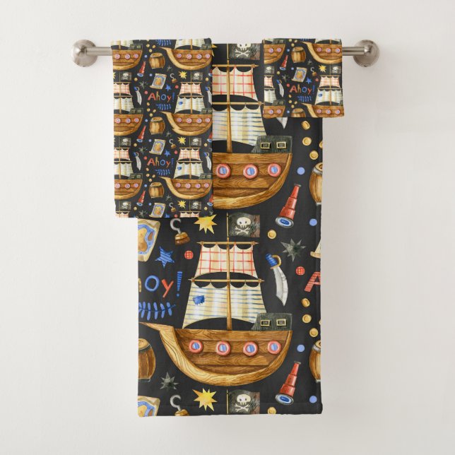 Conjunto De Toalhas Navios à vista! (Insitu)
