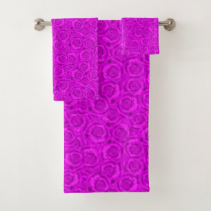 Conjunto De Toalhas Néon cor-de-rosa
