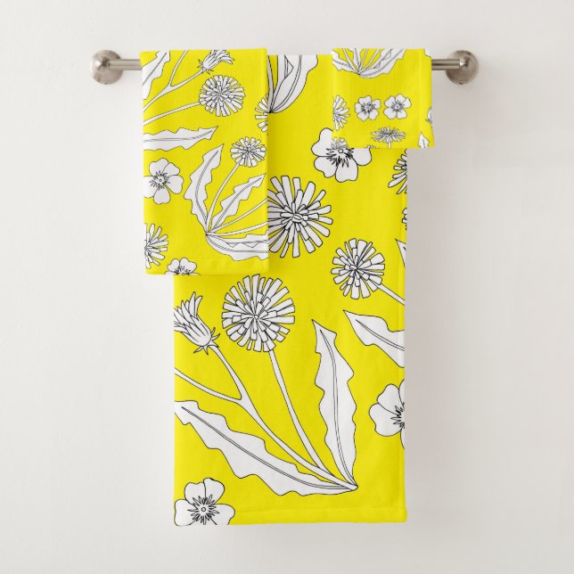 Conjunto De Toalhas Neon Dandelion Towel Set (Insitu)