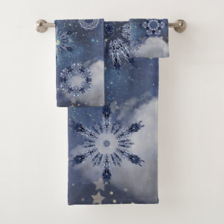 Conjunto De Toalhas Neve Azul
