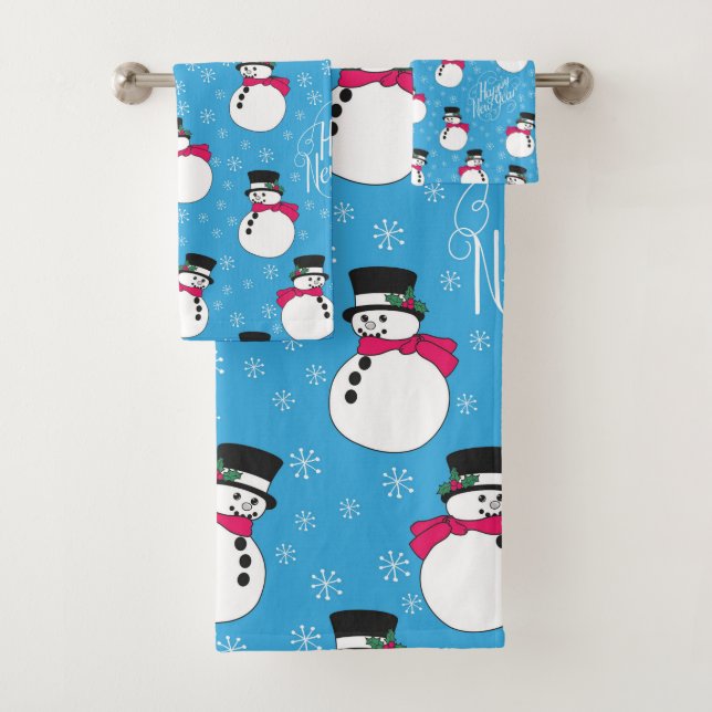 Conjunto De Toalhas Neve natalina (Insitu)