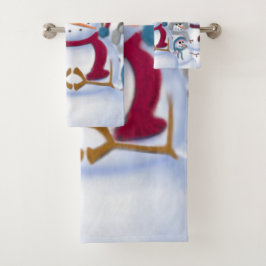 Conjunto De Toalhas Neves Cuta e Whimsical