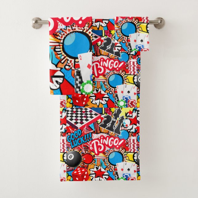 Conjunto De Toalhas Noite de jogo (Insitu)