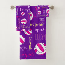 Nome personalizado branco roxo e rosado do netball