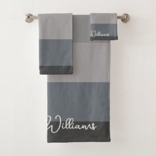 CONJUNTO DE TOALHAS NOME PERSONALIZADO DO PADRÃO DA LINHA DE ESTRUTURA