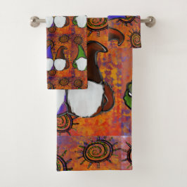 CONJUNTO DE TOALHAS NOMES