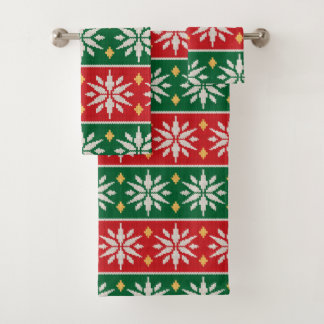 Conjunto De Toalhas Nordic Noel Knit