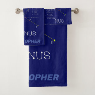 Conjunto De Toalhas Norte Hemisfério Constelação de Cygnus