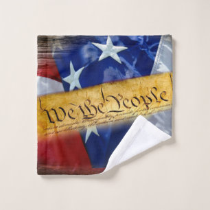 Conjunto De Toalhas Nós, A Bandeira Americana Da Pessoas