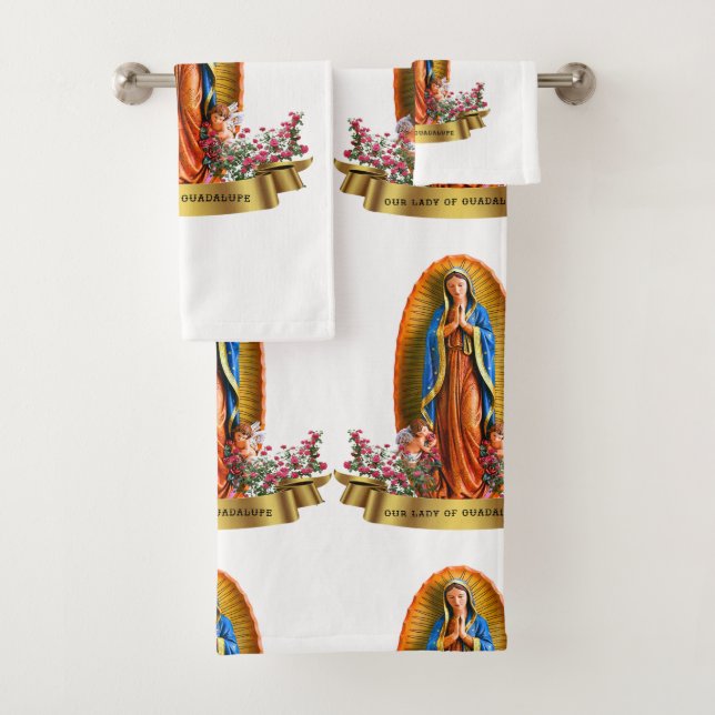 Conjunto De Toalhas Nossa Senhora de Guadalupe (Insitu)