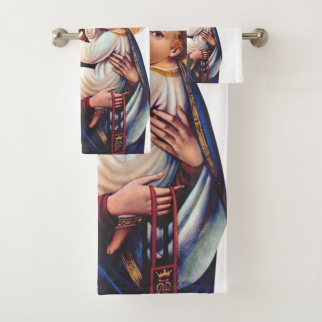 Conjunto De Toalhas Nossa Senhora do Carmo Arte Devocional (Insitu)