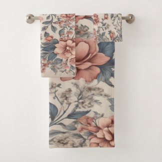 Conjunto De Toalhas Nosso amor floresce como essas flores.