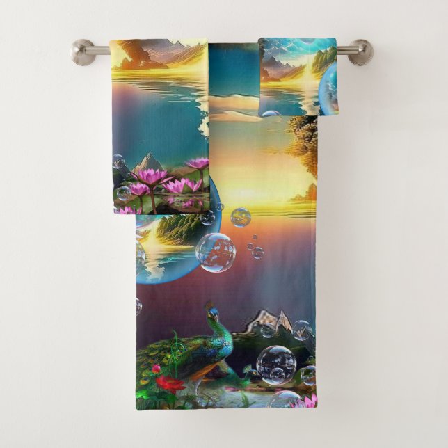 Conjunto De Toalhas Nosso Sol é uma Estrela e um Giver da Vida (Insitu)