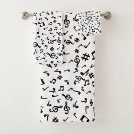 Conjunto De Toalhas Notas de Música