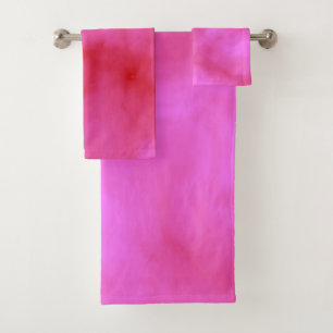 Conjunto De Toalhas Nuvem Rosa