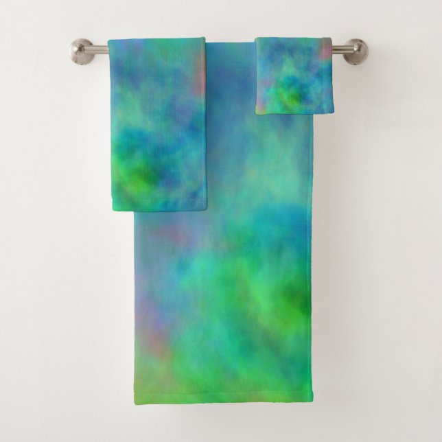 Conjunto De Toalhas Nuvens Arco-Íris (Insitu)