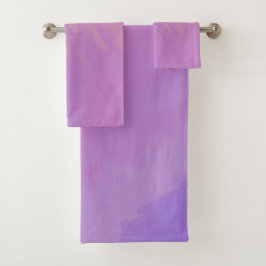 Conjunto De Toalhas Nuvens roxas no crepúsculo