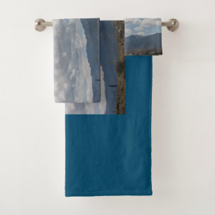 Conjunto De Toalhas Nuvens sobre as Montanhas Rochosas