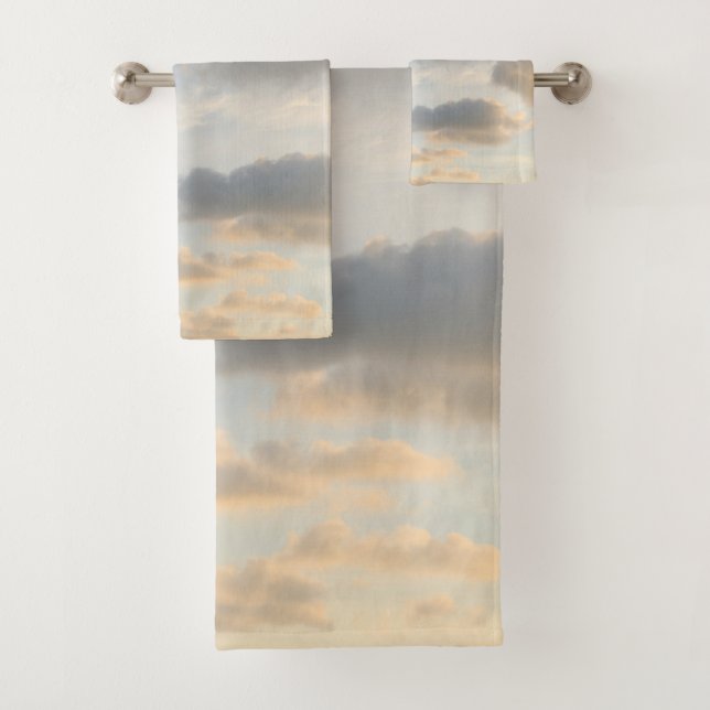 Conjunto De Toalhas Nuvens Sonhadoras do Caribe 9 (Insitu)
