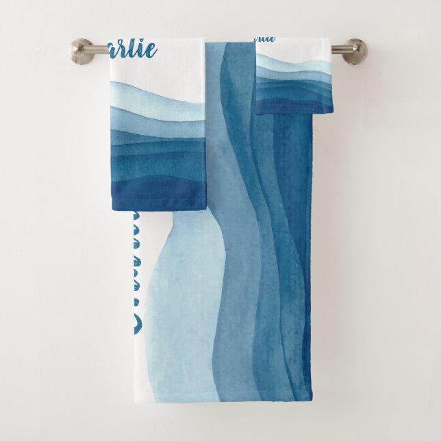 Conjunto De Toalhas O abstrato acena o grupo conhecido feito sob (Insitu)