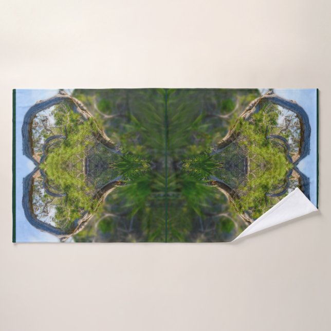 Conjunto De Toalhas O Amor da Natureza Faux Canvas (Toalha de Banho)